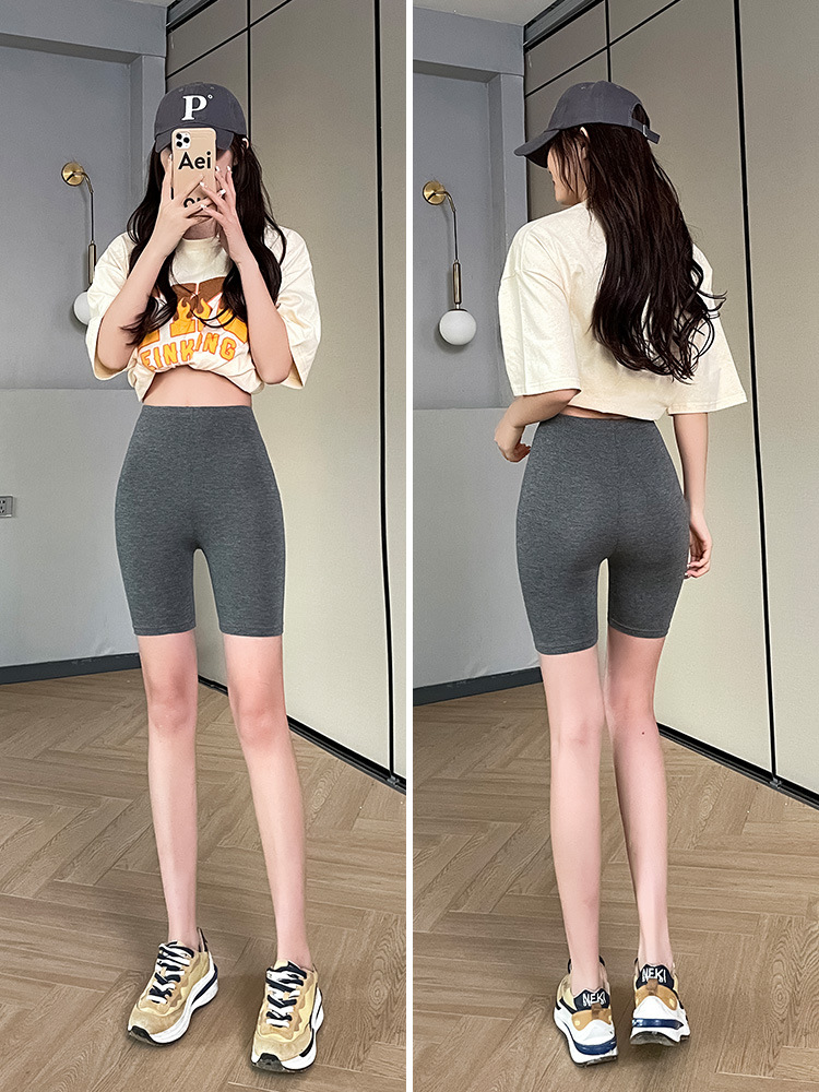 Modal Safety Pants for Women's Outer Wear Summer Thin Tight-Fitting Large Size Anti-Exposure Non-Curling Leggings Dropshipping