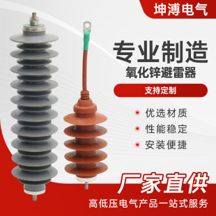 Zinc Oxide Arrester Metal Oxide Arrester 10Kv Arrester Manufacturer Electric Station Type Arrester 10Kv