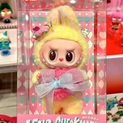バブル【高品質】ラブブ ハートビートマカロン ブラインドボックス クイーンシリーズ ビニールフェイスぬいぐるみ