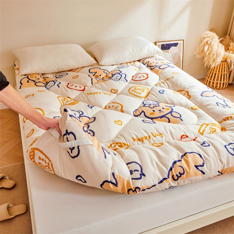 Foldable cotton mattress for elementary school students for home use, increased thickness, wholesale