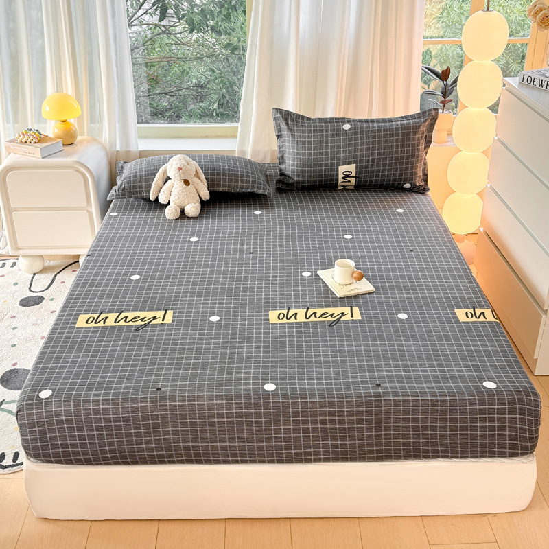 Funda de cama fija Colcha Simmons Cubierta protectora Cubierta de polvo Colchón Cubierta de cama individual Doble individual Sábana de cama antideslizante transfronteriza