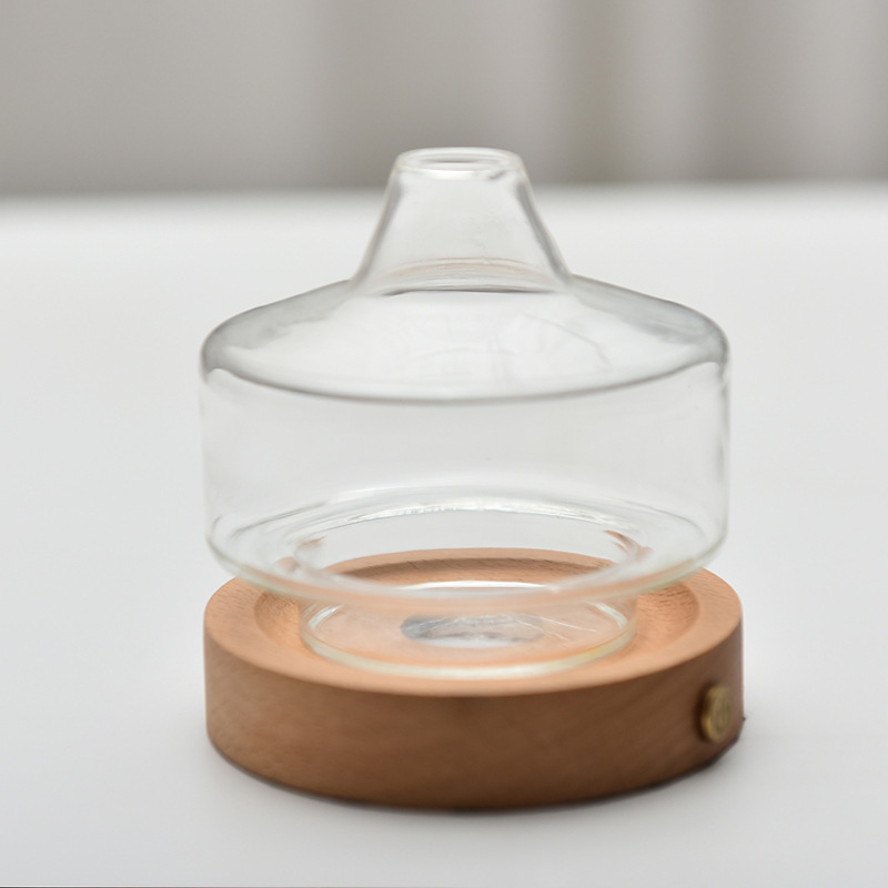 Creativo ins estilo jarrón para dormir lámpara de mesa hogar sala de estar dormitorio lámpara de noche florero hidropónico USB recargable luz de la noche