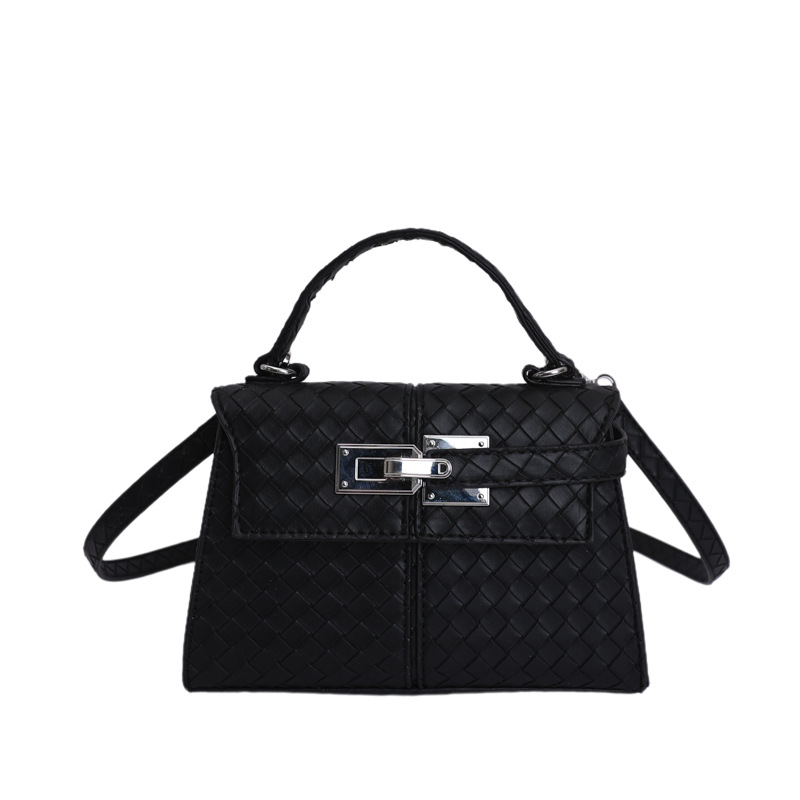 Nuevo bolso de tejido de mujeres de comercio exterior de textura de moda bolso cuadrado de tendencia transfronteriza Kelly bolso de alta calidad bolso de mochila