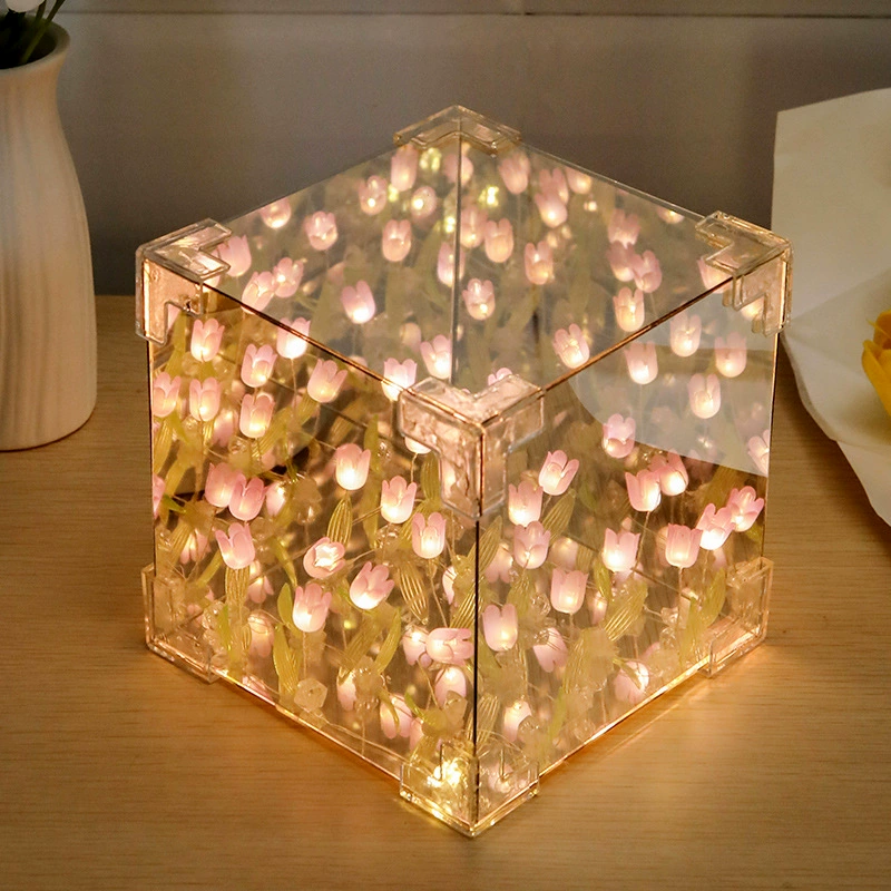 Night light, table Rubik's cube, creative lights, materials set, handmade, creative gift, wholesale
