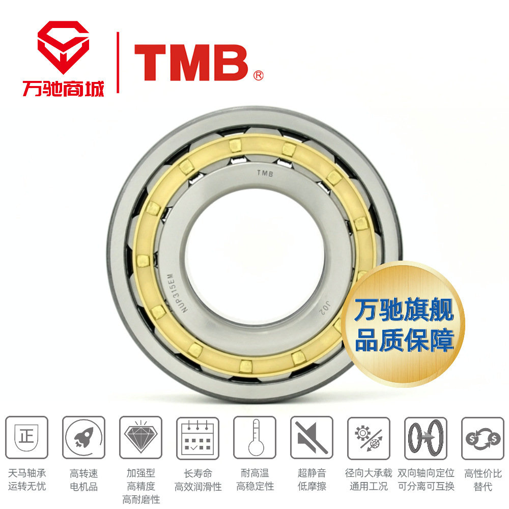 TMB/天马轴承NUP2305EM高精度圆柱滚子轴承通用轴承ECM 旗舰品质