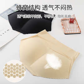 跨境大码中腰丰臀翘臀内裤无痕加厚假屁股提臀性感无痕透气三角裤
