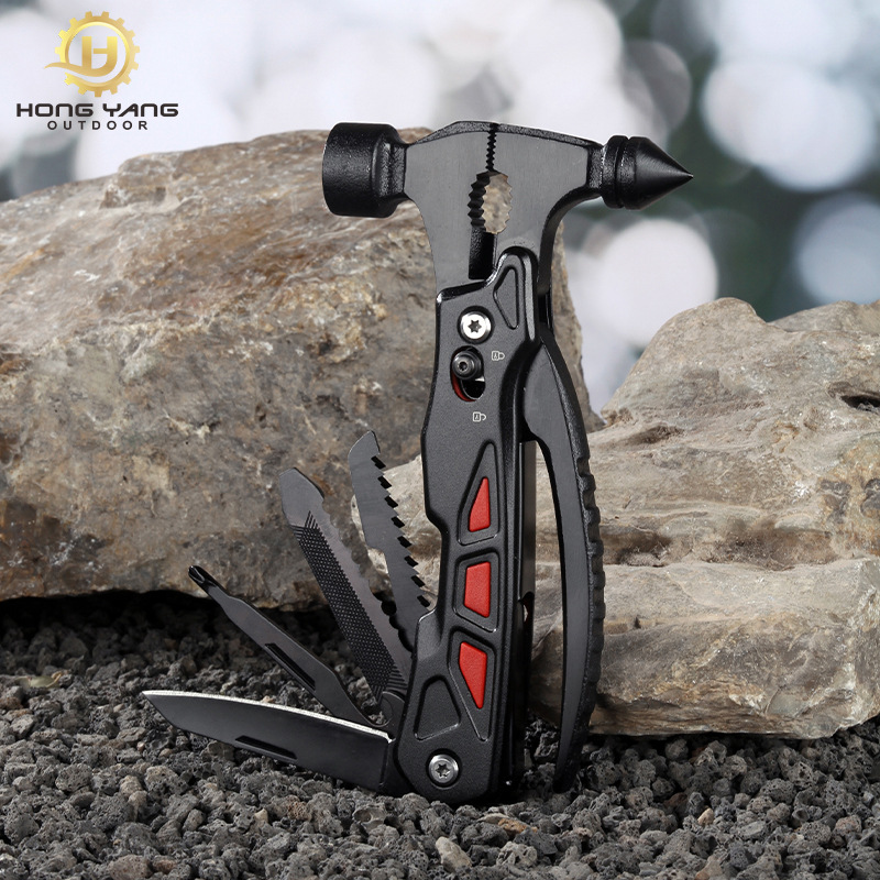 Car Safety Hammer Car Multifunctional Lifesaving Hammer Window Breaker Stainless Steel Aluminum Alloy Outdoor Hammer Tools Wholesale