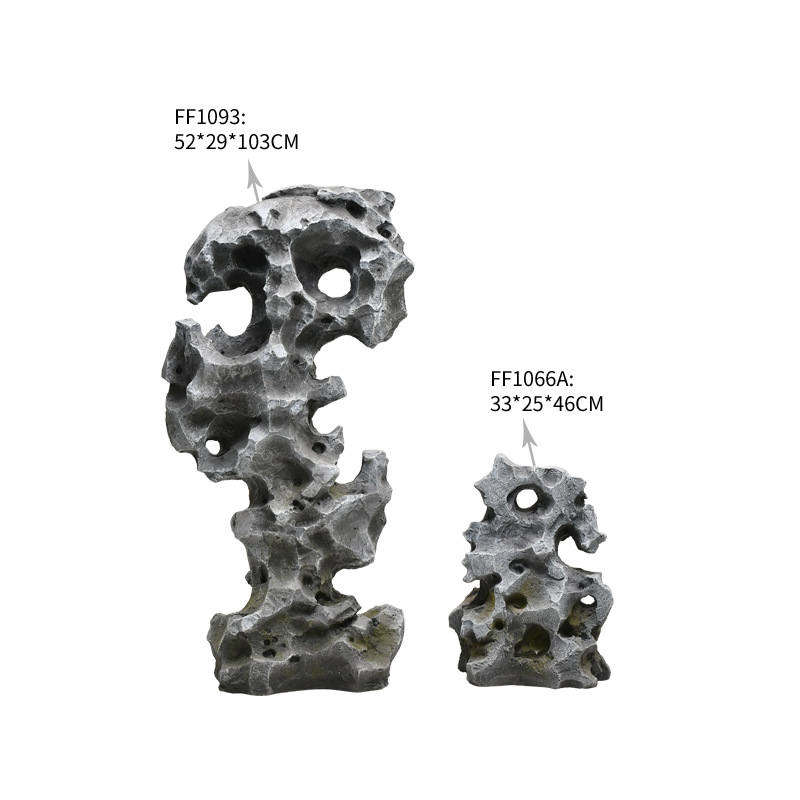 Taihu piedra decoración piso nuevo chino suave decoración interior patio paisaje tiro apoyos decoración simulación Taihu piedra