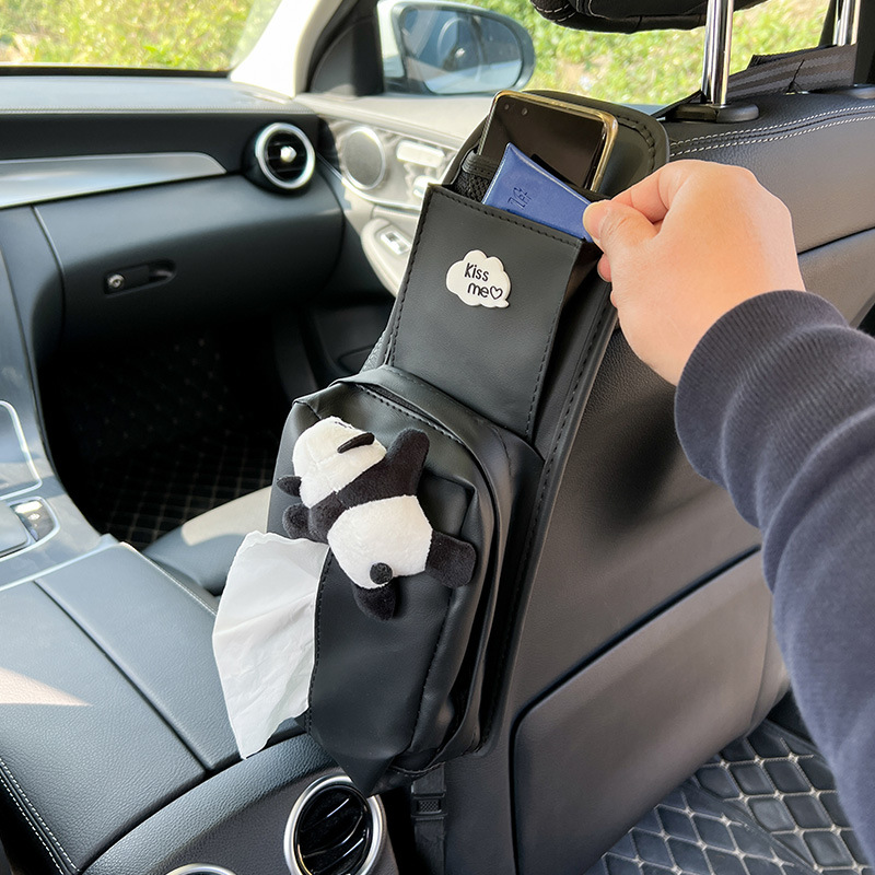 Car Tissue Box Sleeve Good Car Seat Back Storage Bag Hanging Side Side Multifunctional Paper Box Car
