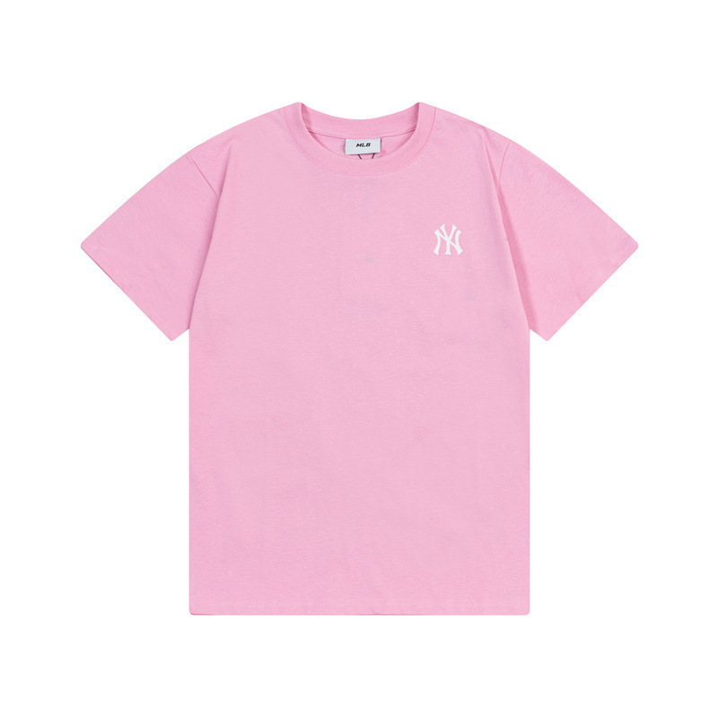 High-End Version. Mlb Printed Comfortable Casual T-Shirt for Men and Women, Couple Style, New Spring/Summer Versatile Loose Short-Sleeve T-Shirt