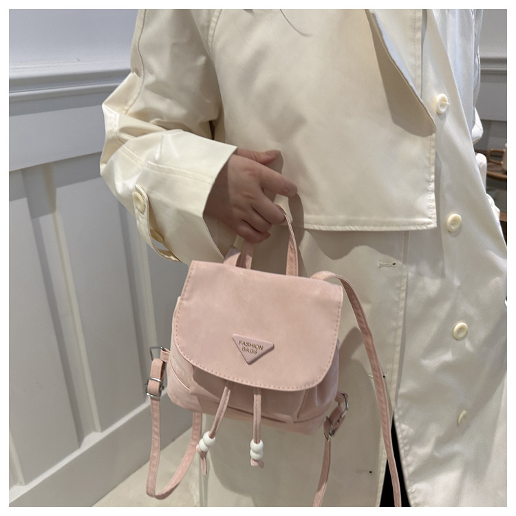 360g Weight Sewing Thread Fashion Element Flip Cover Closure Type Double Shoulder Straps Strap Type Functional Backpack Bags Type Casual Occasion Nylon Material Women's Backpack Backpack Solid Color Pattern All Seasons Season Women's Gender Elegant, Preppy Style Style Square Shape Solid Color Casual Women's Backpack Functional Backpack 13