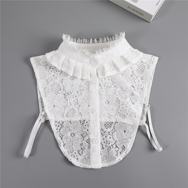 Beautiful White Lace Shirt Fake Collar Collar Female Cross-Border Manufacturer Wholesale Beautiful White Lace Shirt Fake Collar Collar Female Cross-Border Manufacturer Wholesale