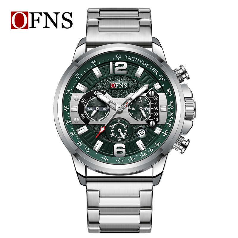 casual elite quartz fashionable waterproof men's watch