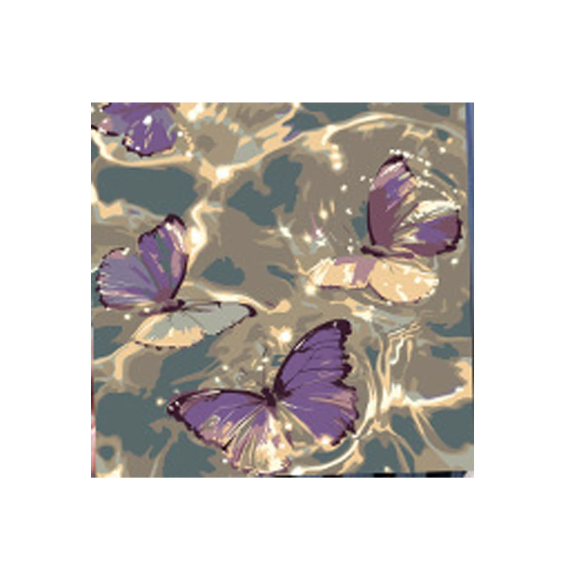  digital acrylic with butterfly painting ...