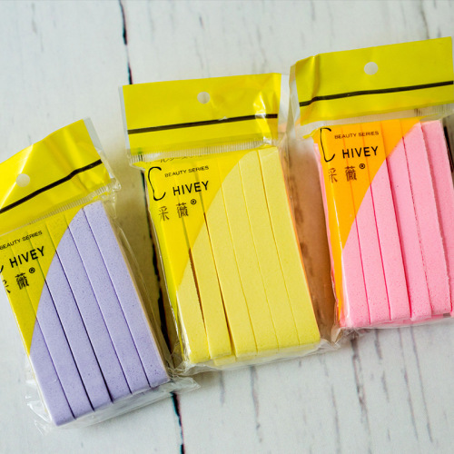 Caiwei compressed facial cleansing sponge PVA sponge cleansing sponge becomes larger when exposed to water Portable compression strip makeup remover cotton wholesale