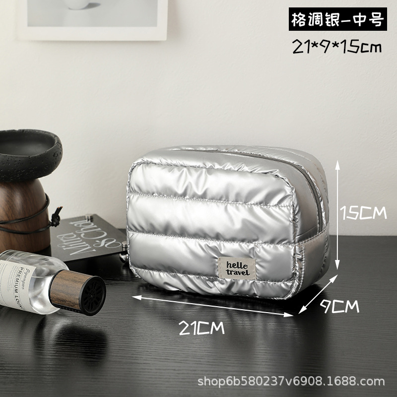 Bolsa de cosméticos Yunduo para mujer 2024 nueva bolsa de almacenamiento de productos para el cuidado de la piel de cosméticos portátiles de gran capacidad bolsa de lavado de viaje