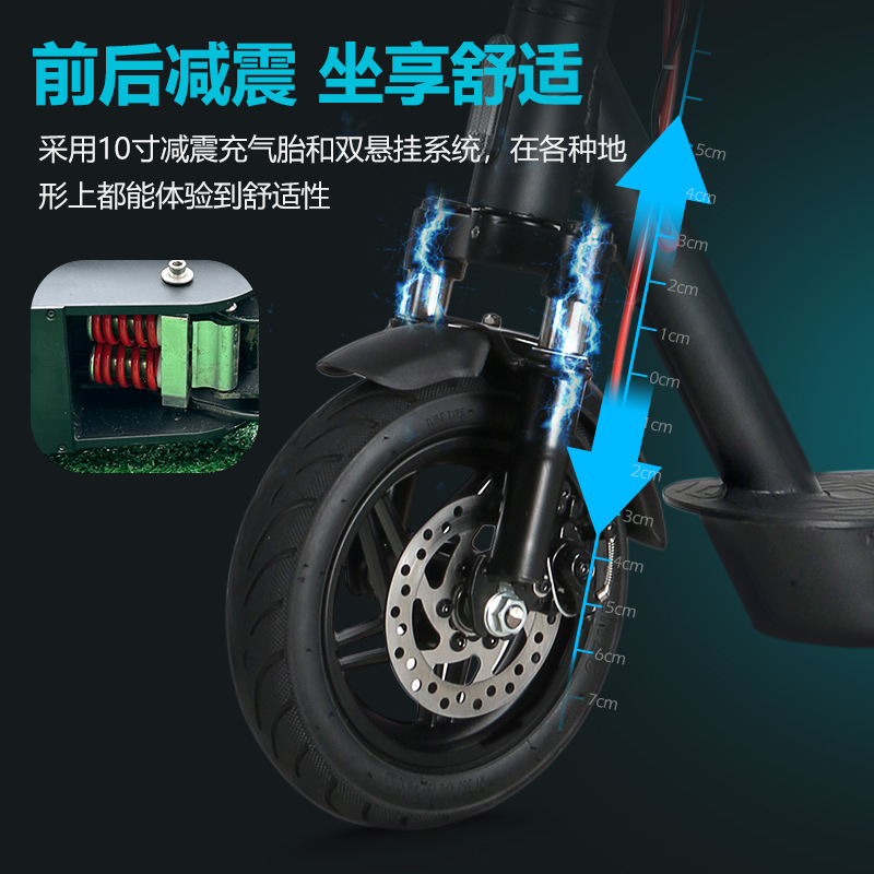 Scooter eléctrico de tracción delantera Manke MK083, envío directo desde almacén europeo y americano, scooter de movilidad, patinete eléctrico.