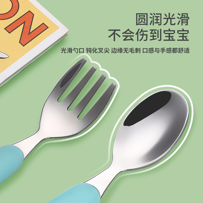母子給餌児童スプーンフォークセット食器携帯かわいいセット赤ちゃん給餌スプーンフォーク食器|undefined