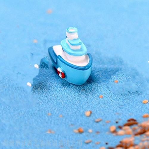 Fish tank landscaping Mediterranean style seaside fishing boat boat landscaping decoration aquarium simulation ornaments yacht boat