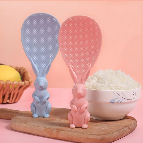 Rice spoon can be used for vertical non-stick rice household rice shovel for serving rice, rabbit kitchen rice cooker rice shovel