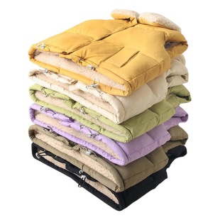 Amazon Children's Down Cotton Vest Baby Vest Autumn and Winter Boys and Girls Baby Plus Velvet Thickened Vest