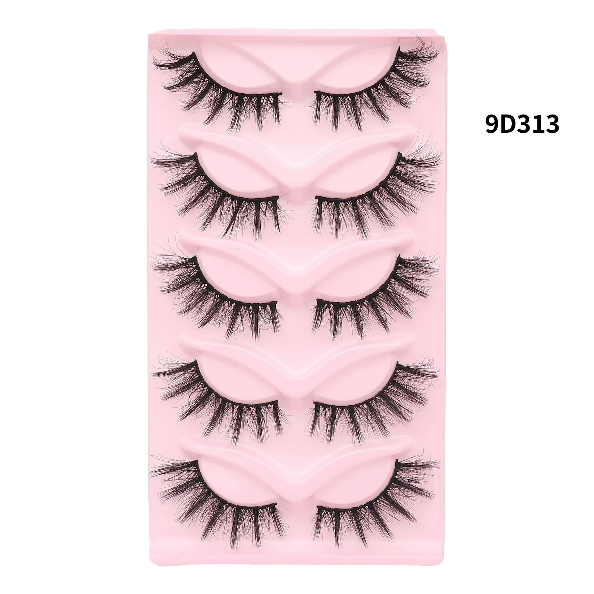 False Eyelashes Cat-Eye 3D, European Style, Assorted Styles (Multiple Specifications)
