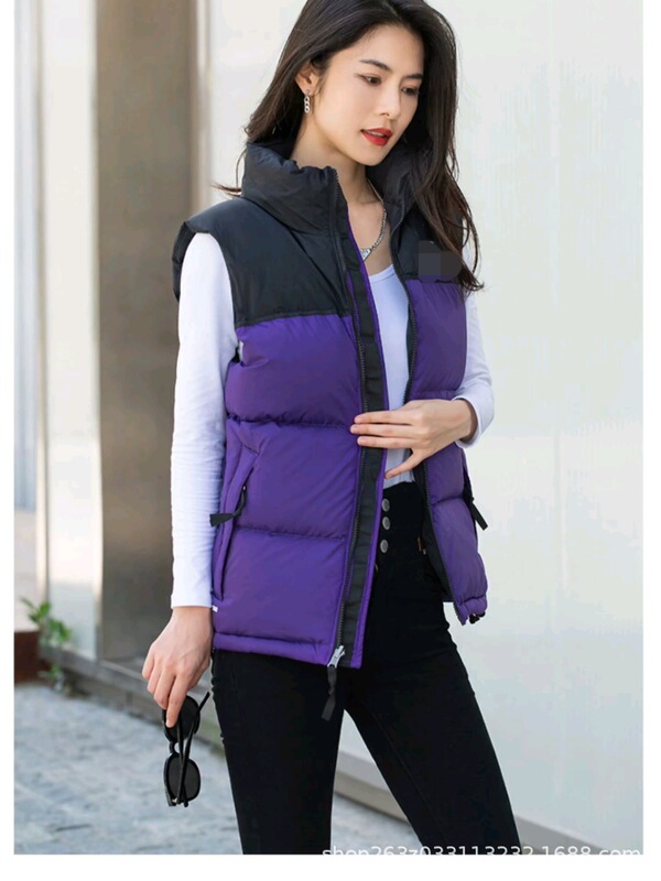 2026 Putian North Face 1996 down Jacket Vest Similar Style Us Version Tnf700 Puffy Embroidered Warm Vest