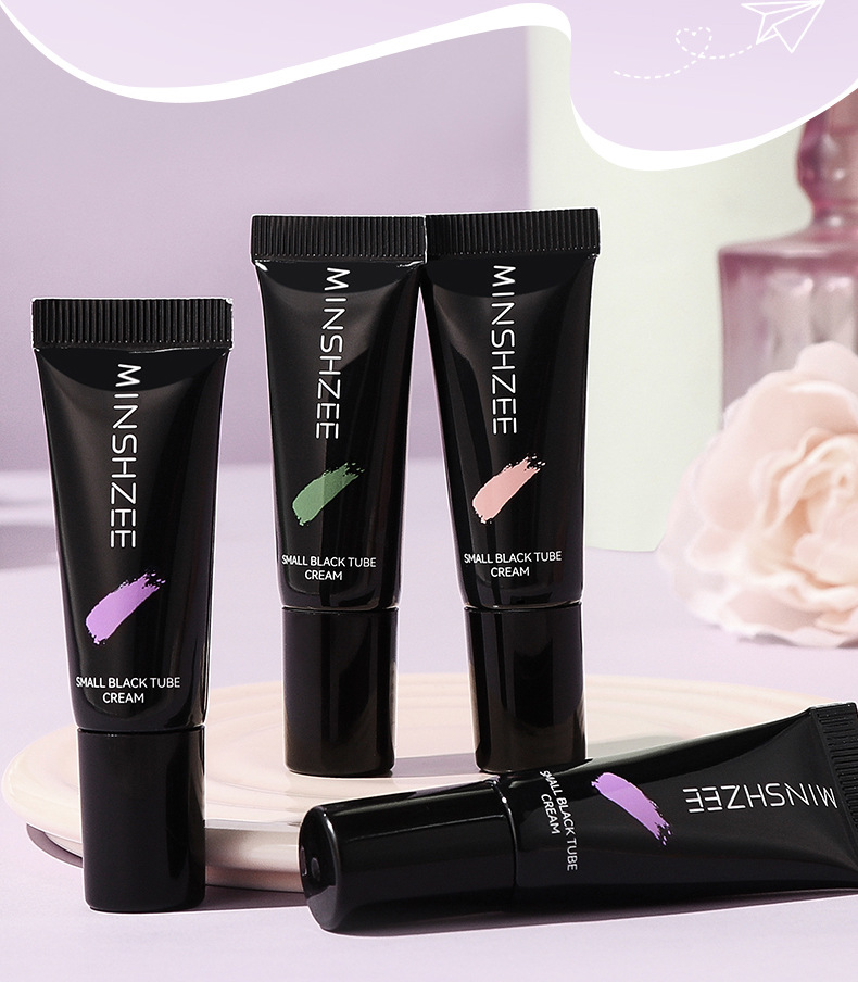 Mingxi Zhi Little Black Tube Primer, Moisturizing Primer, Concealer, Brightening Complexion, Natural Cream for Women undefined