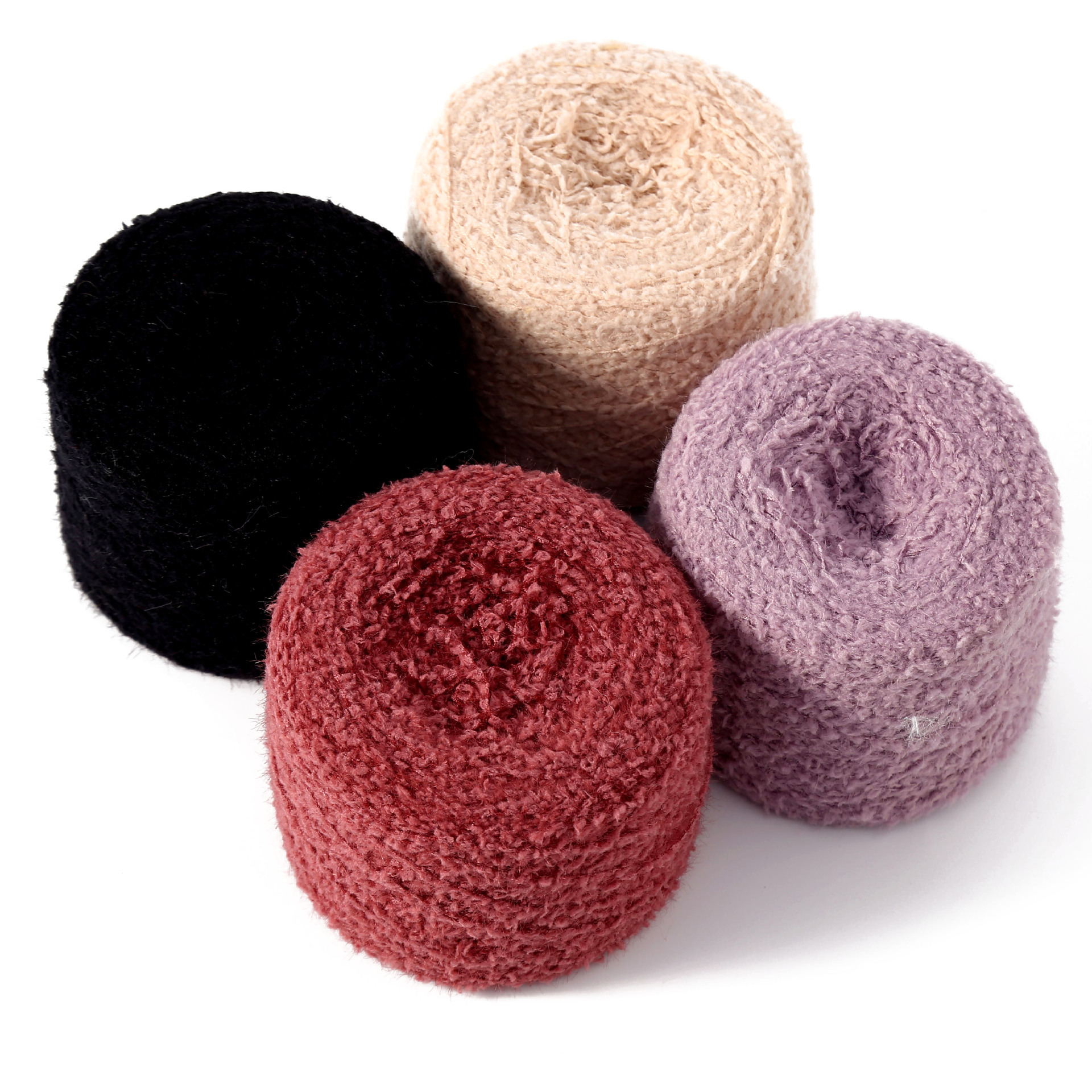 拉卡长毛绒花式纱特种纱手工编织衣服玩偶饰品DIY毛线现货批发