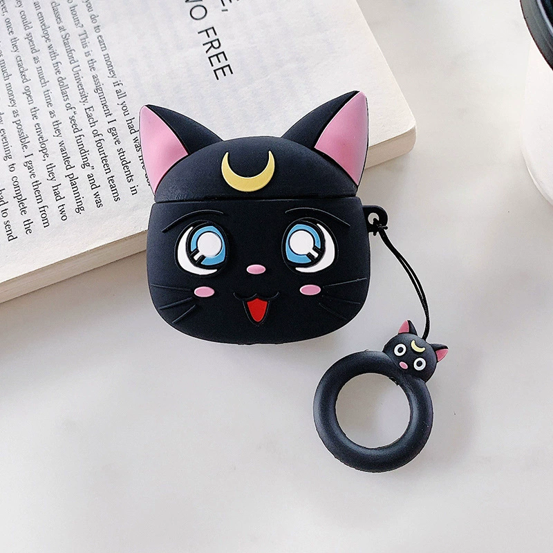 Apple, cartoon trend silicone compatible protective headphones, iPhone4, bluetooth