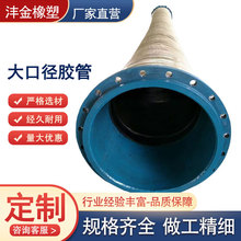 大口徑低壓膠管低壓夾布膠管蒸汽夾線黑色橡膠管輸水膠管噴砂膠管