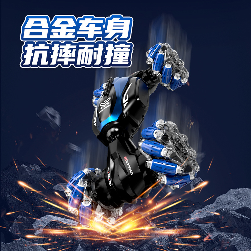 Aleación de inducción de gestos cuatro tracciones a la deriva acrobacias transfronterizas torsión coche de escalada juguetes para niños coche de control remoto