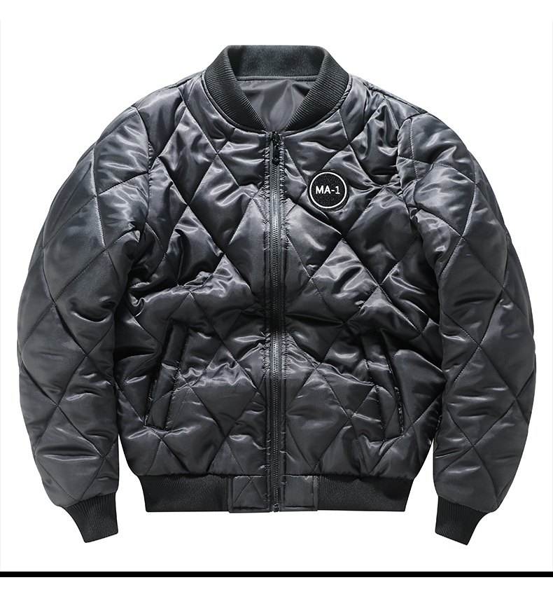 Men's Casual Pilot Jacket For Autumn And Winter Thickened Cotton_voghion.com