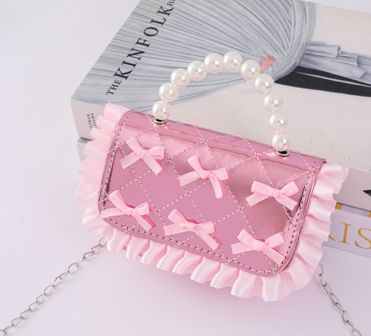 Nuevo cross-border Lingerie PU bolso de perla hermoso bolso de princesa universal bolso de moda bolso de cambio al por mayor