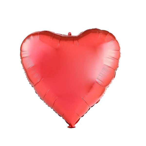 36 -inch peach heart red