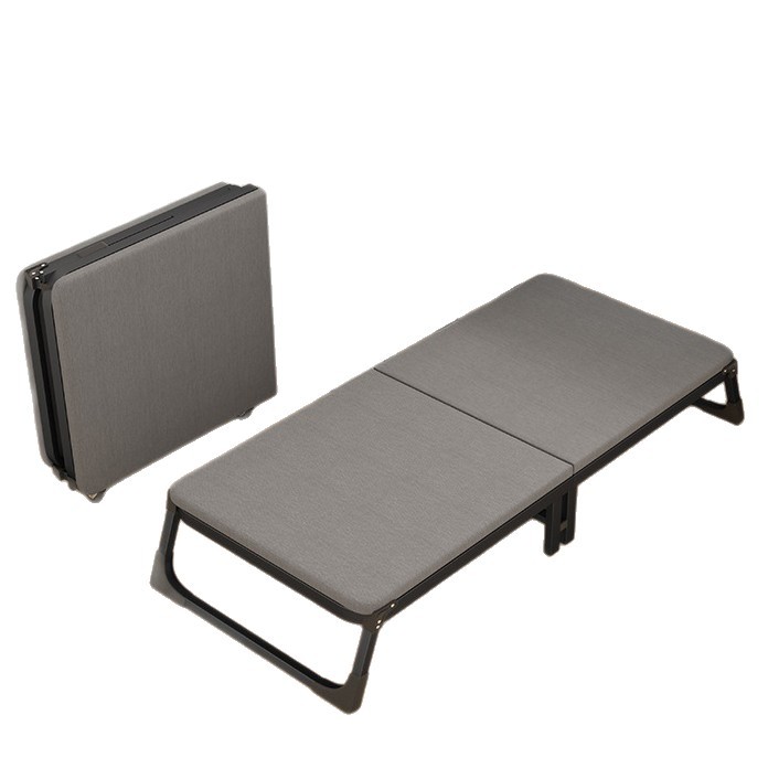 Cama plegable de siesta cama de oficina cama de acompañante de hospital almuerzo hoja de cama de placa dura cama portátil simple para el hogar image 5