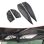 适用雅马哈XMAX300 17-24新款改装铝合金脚踏板 防滑耐磨脚垫配件