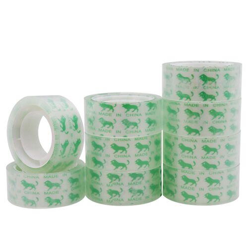 Wholesale transparent adhesive tape for office and school use, 1.2/1.8cm wide, small transparent tape for homework and office supplies