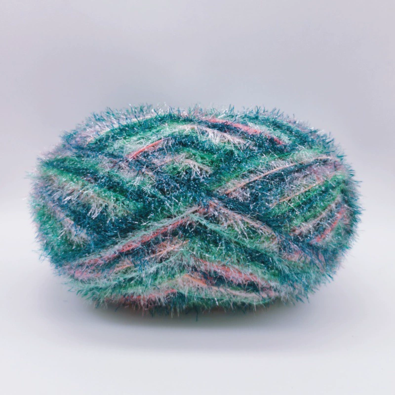 Стеклянная шелковая нить, handmade мерцание, 50 г (≈100 м) — упакованный односторонний пряжа