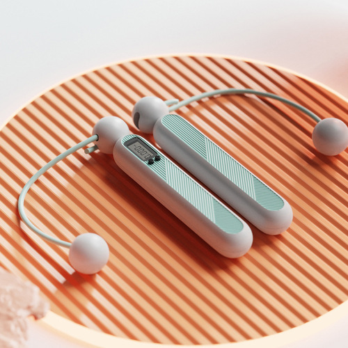 Counting ropeless skipping rope, physical education high school entrance examination counting skipping rope, adult dual-use electronic counting skipping rope manufacturer wholesale