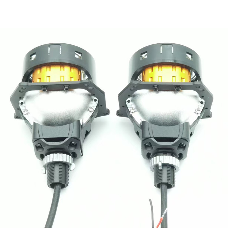 Renovación de la lámpara de automóvil de alta potencia con lente de doble luz LED sin pérdida