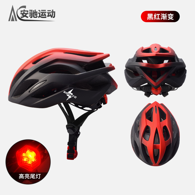 Bicicleta Casco de Montar Integrado de moldeo con luz trasera de montaña bicicleta de carretera casco de verano equipo de casco de conducción