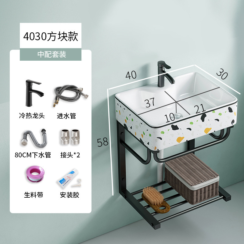 Cuenca cuadrada 4030 + grifo