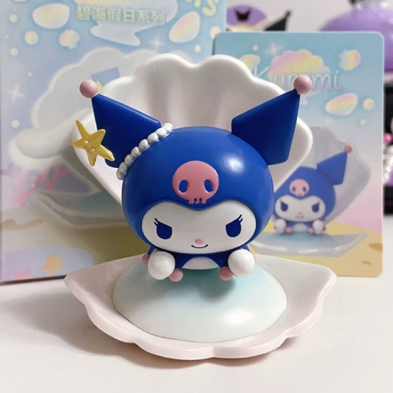 Sanrio Bihai Holiday Culomi Blind Box: Циннамон Дог, Мелоди, Пача — модная фигурка-игрушка, подарок на день рождения