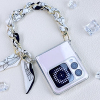 新款防丢手机绳编织手提链高端手機掛繩双头扣手机链网红百搭挂绳