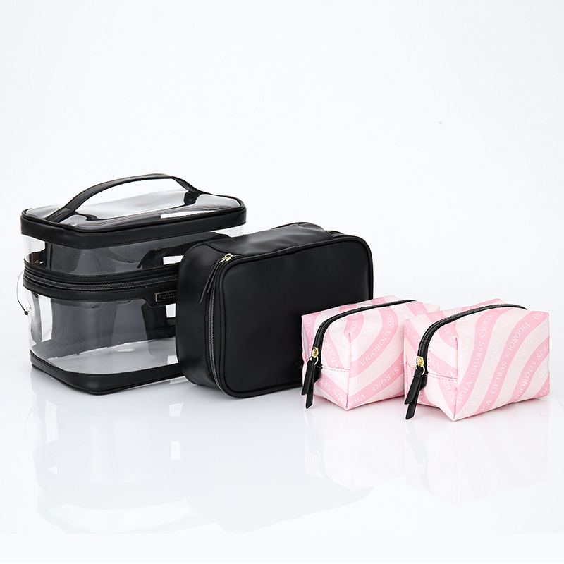 Juego de cuatro piezas-ola rosa