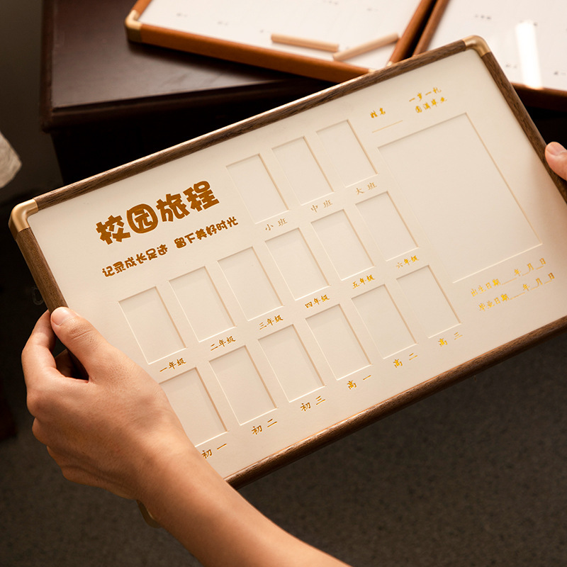 Children's Growth Record Copper Corner Solid Wood Photo Frame Set Table ID Photo Frame Wall Campus Journey Photo Frame Wholesale Children's Growth Record Copper Corner Solid Wood Photo Frame Set Table ID Photo Frame Wall Campus Journey Photo Frame Wholesale