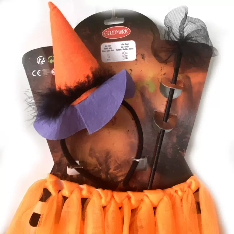 突突裙 万圣节派对表演舞台道具 儿童公主蓬蓬裙彩虹半身突突裙