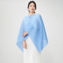 三宅披肩女外搭高级感专柜品质时尚气质防晒衫斗篷优雅洋气丝巾夏