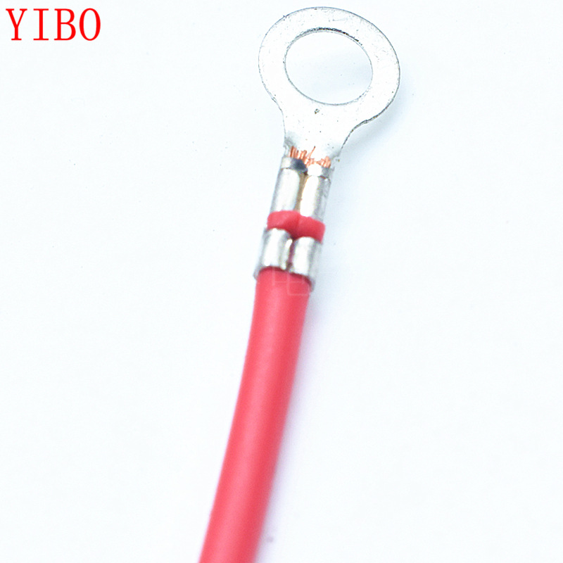 红色圆形 O形地环端子线 4.2地环线 O型铜鼻子接线片 0.3-1.5mm²